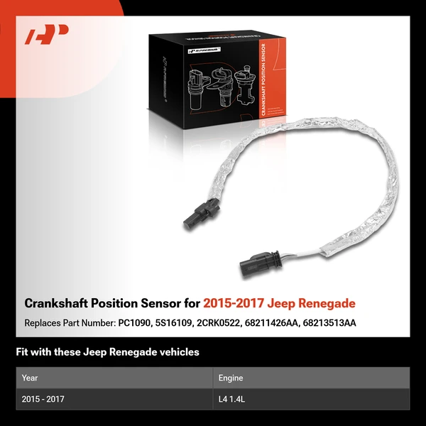 Crankshaft Position Sensor for 2015-2017 Jeep Renegade