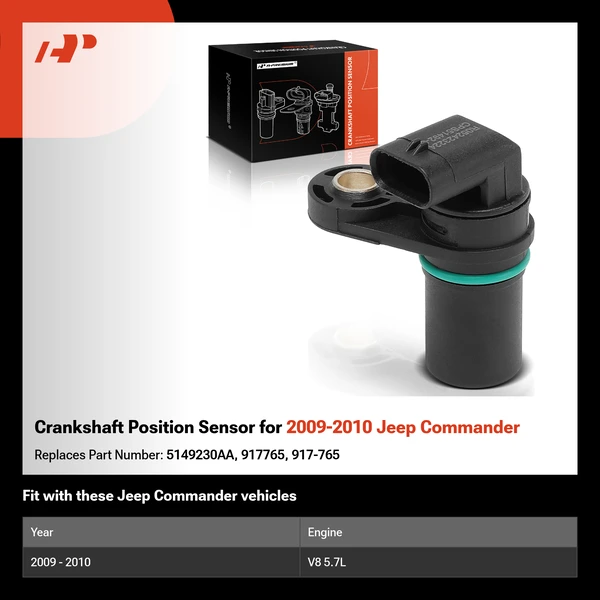 Crankshaft Position Sensor for 2009-2010 Jeep Commander