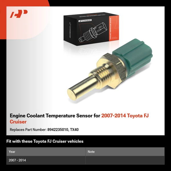 Engine Coolant Temperature Sensor for 2007-2014 Toyota FJ Cruiser
