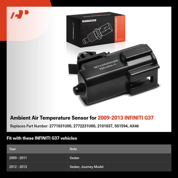 Ambient Air Temperature Sensor for 2009-2013 INFINITI G37