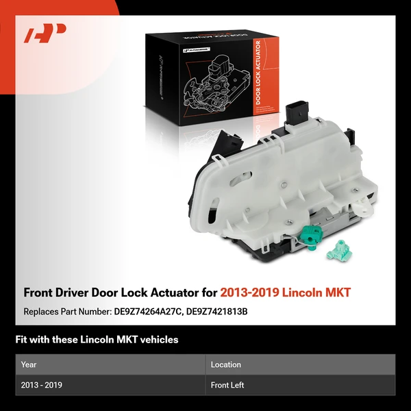 Front Driver Door Lock Actuator for 2013-2019 Lincoln MKT