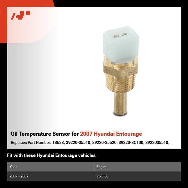 Oil Temperature Sensor for 2007 Hyundai Entourage