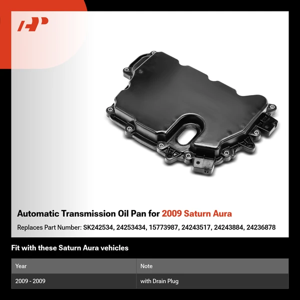 Automatic Transmission Oil Pan for 2009 Saturn Aura