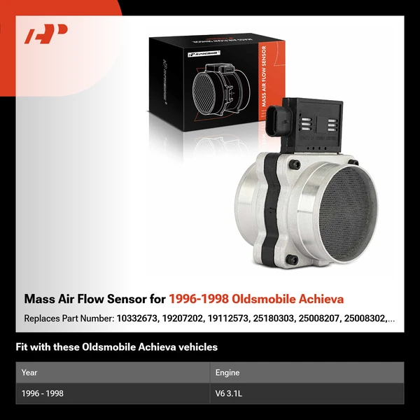 Mass Air Flow Sensor for 1996-1998 Oldsmobile Achieva