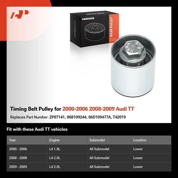 Timing Belt Pulley for 2000-2006 2008-2009 Audi TT