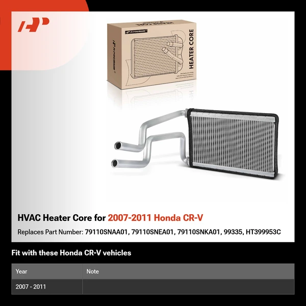 HVAC Heater Core for 2007-2011 Honda CR-V