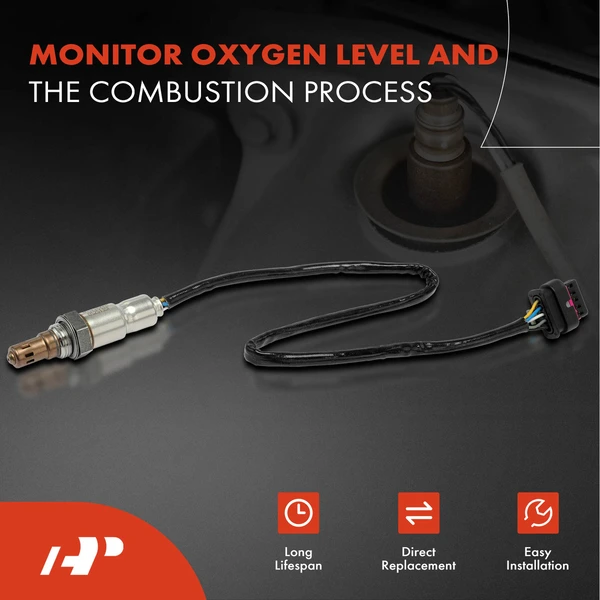 2-Pc Oxygen Sensor Upstream Driver & Passenger 5-Pin A-Premium APOS1026