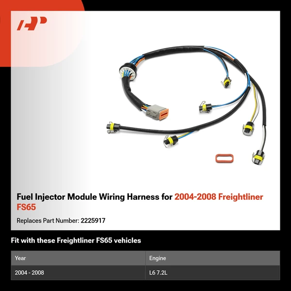 Fuel Injector Module Wiring Harness for 2004-2008 Freightliner FS65
