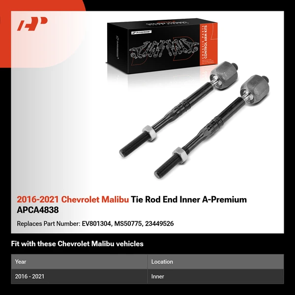 2016-2021 Chevrolet Malibu Tie Rod End Inner A-Premium APCA4838