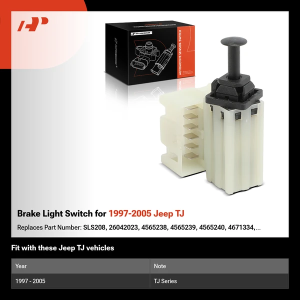 Brake Light Switch for 1997-2005 Jeep TJ