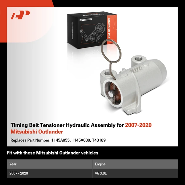 Timing Belt Tensioner Hydraulic Assembly for 2007-2020 Mitsubishi Outlander