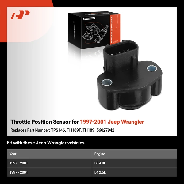 Throttle Position Sensor for 1997-2001 Jeep Wrangler