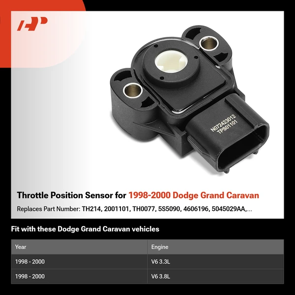 Throttle Position Sensor for 1998-2000 Dodge Grand Caravan