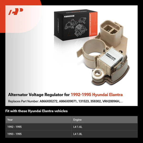 Alternator Voltage Regulator for 1992-1995 Hyundai Elantra