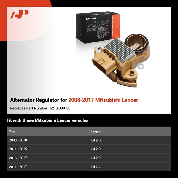 Alternator Regulator for 2008-2017 Mitsubishi Lancer