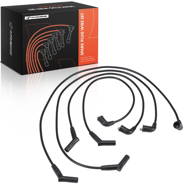 4 Pcs Spark Plug Wire Set for 1986-1991 Mazda RX-7