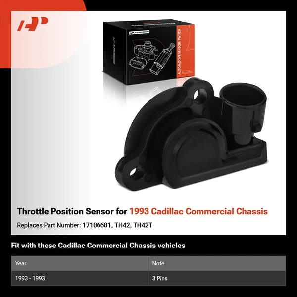 Throttle Position Sensor for 1993 Cadillac Commercial Chassis