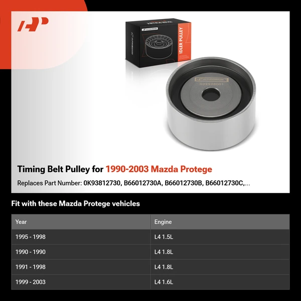 Timing Belt Pulley for 1990-2003 Mazda Protege