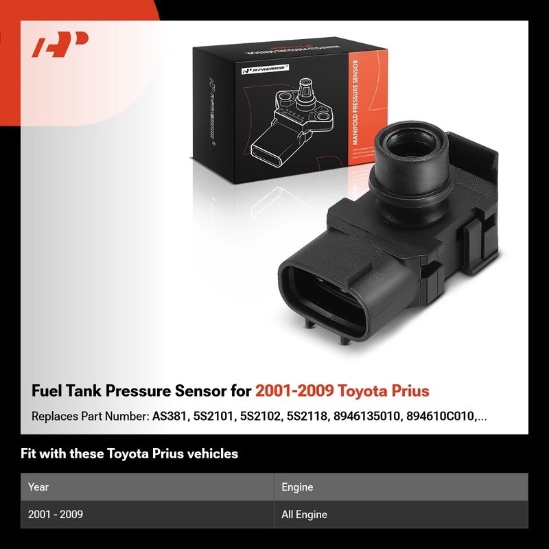 Fuel Tank Pressure Sensor for 2001-2009 Toyota Prius