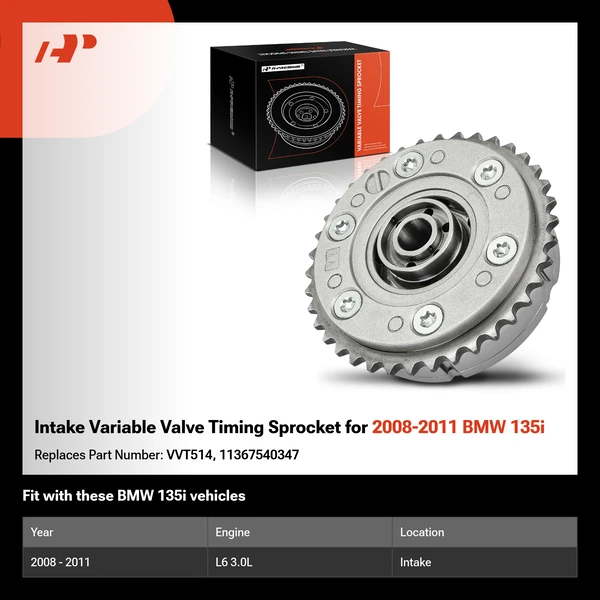 Intake Variable Valve Timing Sprocket for 2008-2011 BMW 135i
