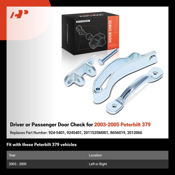 Driver or Passenger Door Check for 2003-2005 Peterbilt 379