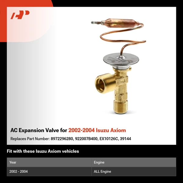 AC Expansion Valve for 2002-2004 Isuzu Axiom