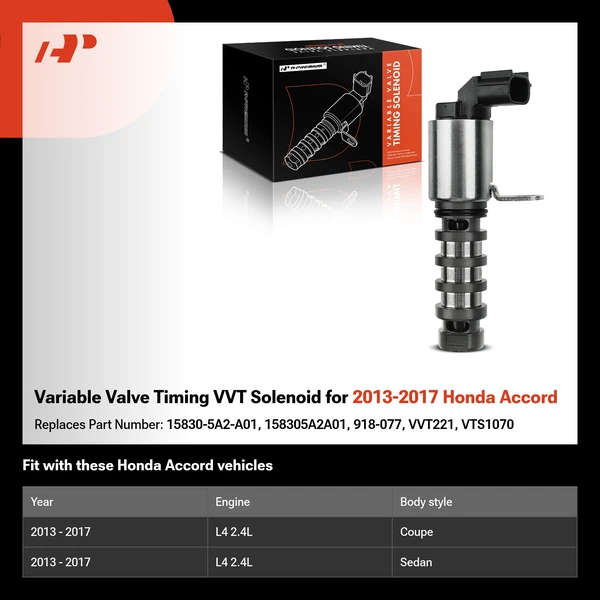 Variable Valve Timing VVT Solenoid for 2013-2017 Honda Accord