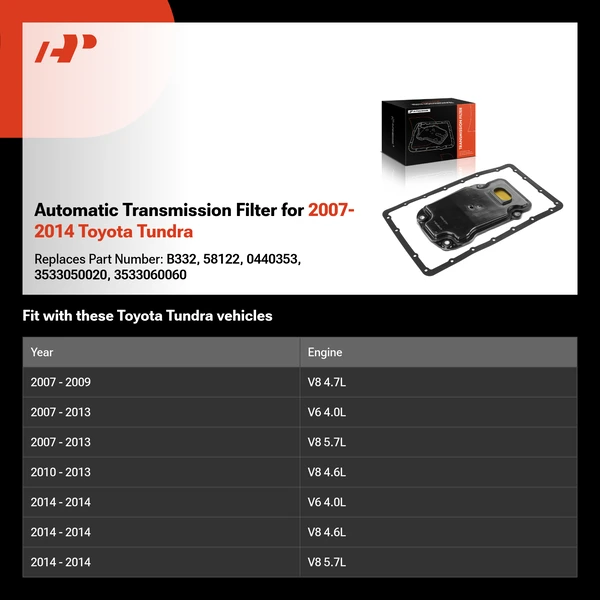 Automatic Transmission Filter for 2007-2014 Toyota Tundra