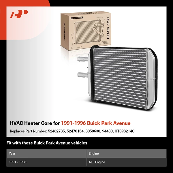 HVAC Heater Core for 1991-1996 Buick Park Avenue