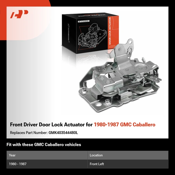 Front Driver Door Lock Actuator for 1980-1987 GMC Caballero