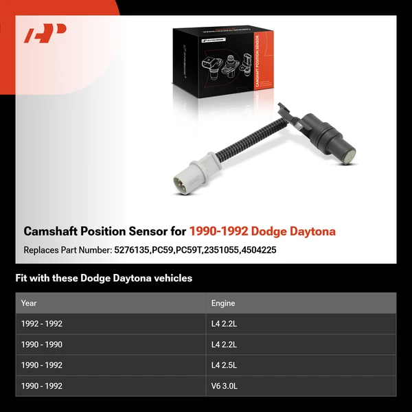 Camshaft Position Sensor for 1990-1992 Dodge Daytona