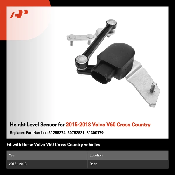 Height Level Sensor for 2015-2018 Volvo V60 Cross Country