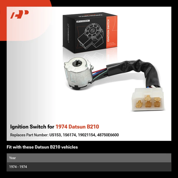 Ignition Switch for 1974 Datsun B210