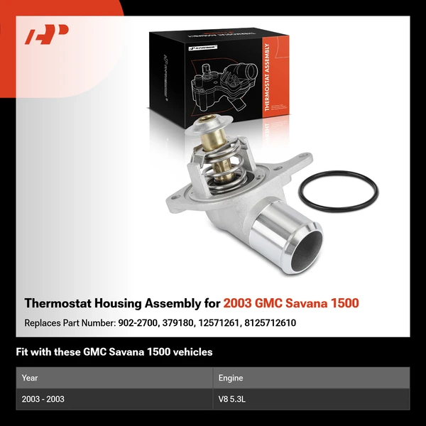 Thermostat Housing Assembly for 2003 GMC Savana 1500