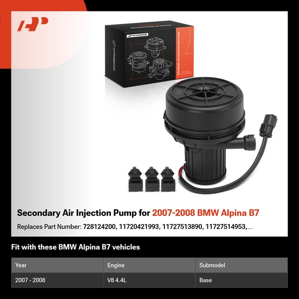 Secondary Air Injection Pump for 2007-2008 BMW Alpina B7