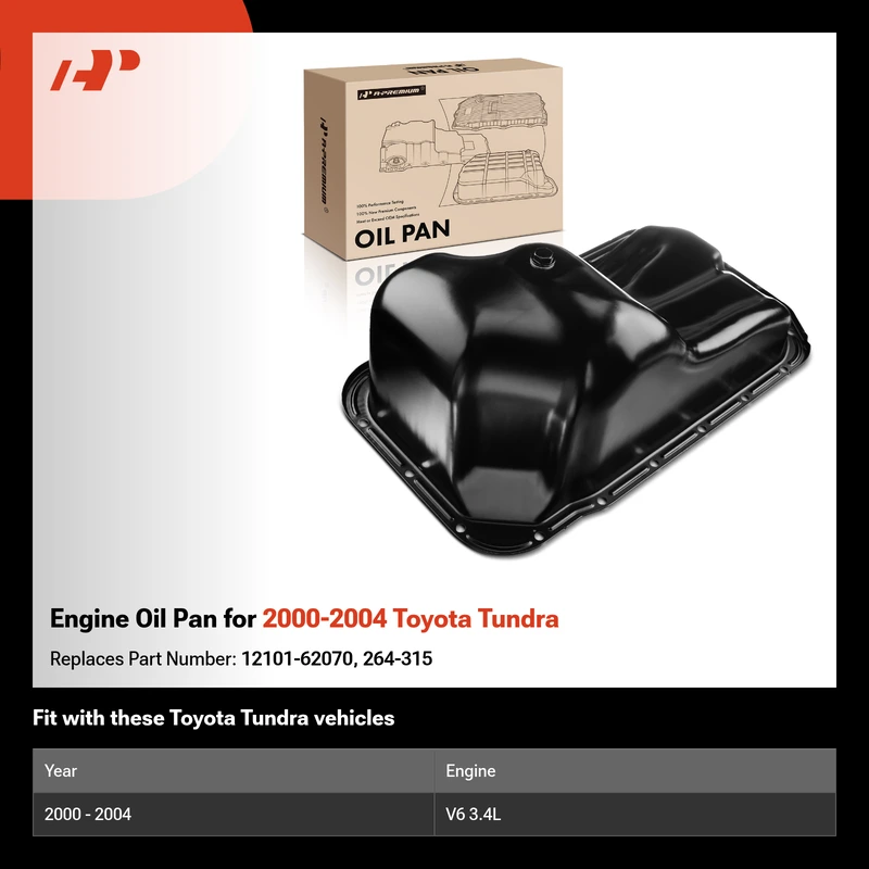 Engine Oil Pan for 2000-2004 Toyota Tundra