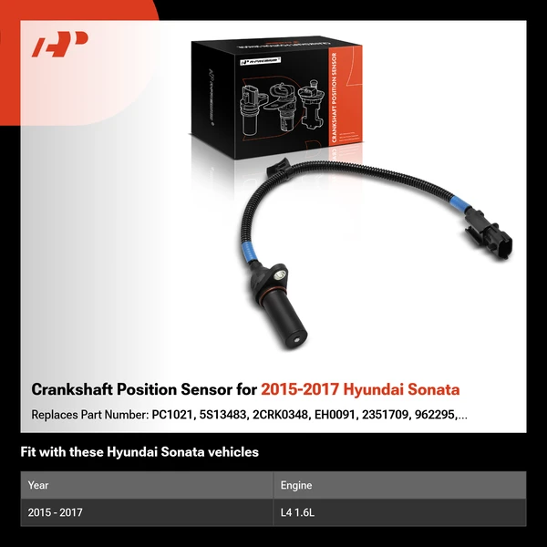 Crankshaft Position Sensor for 2015-2017 Hyundai Sonata