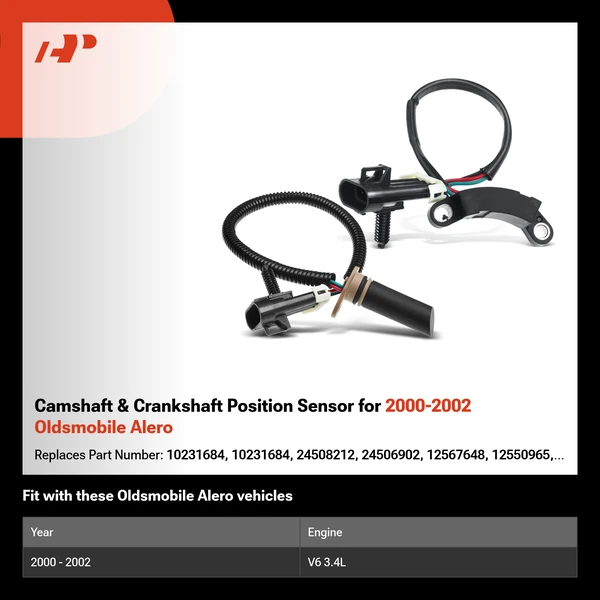 Camshaft & Crankshaft Position Sensor for 2000-2002 Oldsmobile Alero