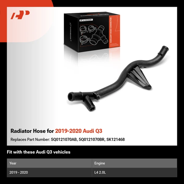 Radiator Hose for 2019-2020 Audi Q3