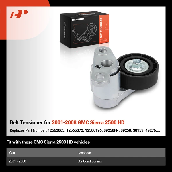 Belt Tensioner for 2001-2008 GMC Sierra 2500 HD