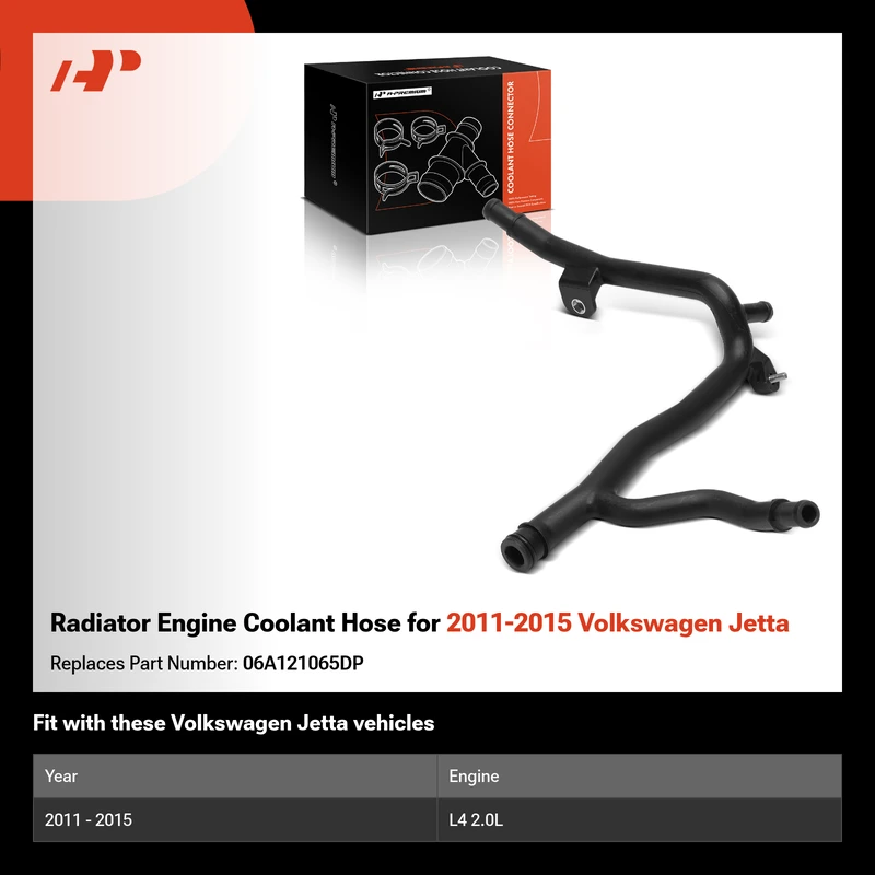 Radiator Engine Coolant Hose for 2011-2015 Volkswagen Jetta