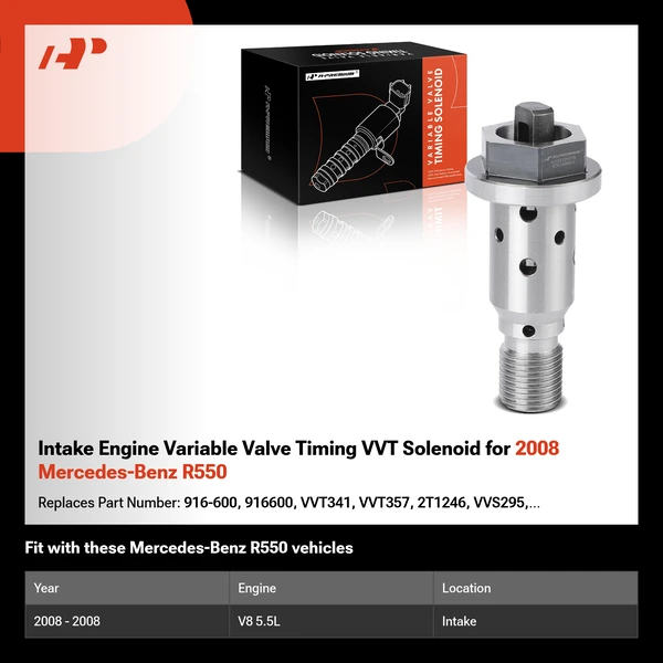 Intake Engine Variable Valve Timing VVT Solenoid for 2008 Mercedes-Benz R550