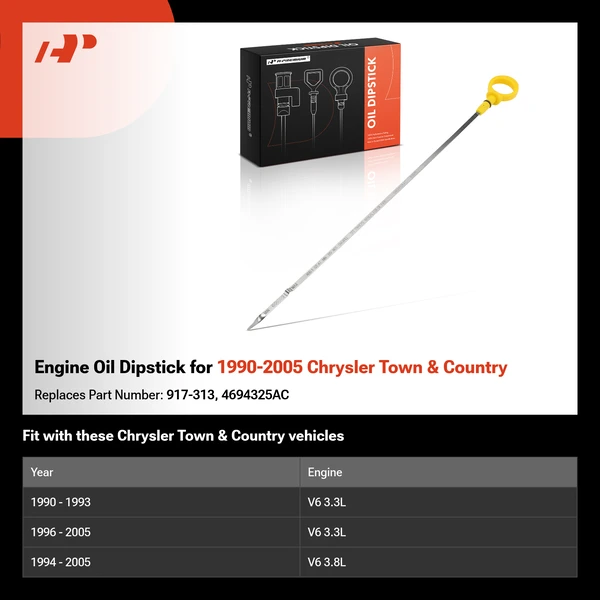 Engine Oil Dipstick for 1990-2005 Chrysler Town & Country