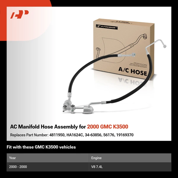 AC Manifold Hose Assembly for 2000 GMC K3500