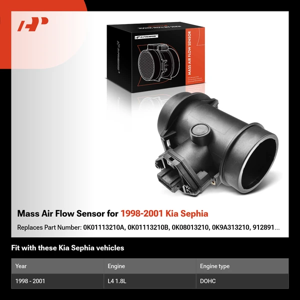 Mass Air Flow Sensor for 1998-2001 Kia Sephia