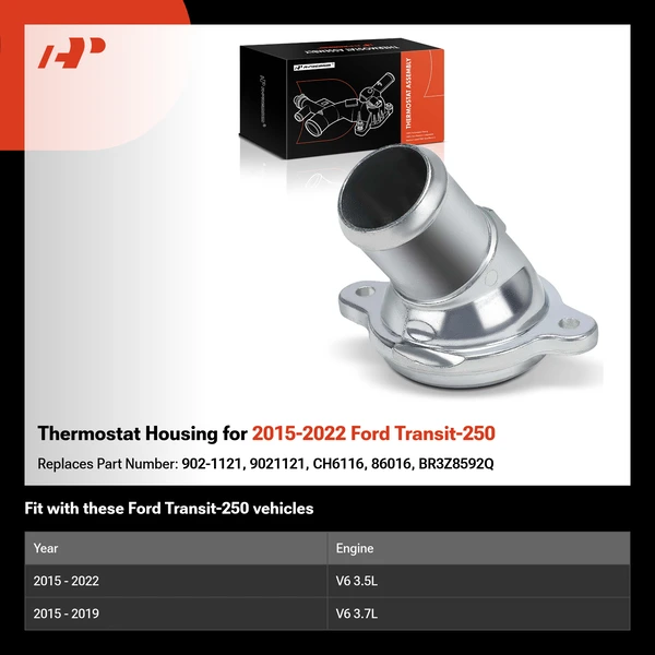 Thermostat Housing for 2015-2022 Ford Transit-250