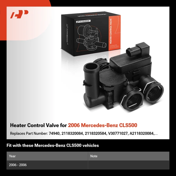 Heater Control Valve for 2006 Mercedes-Benz CLS500