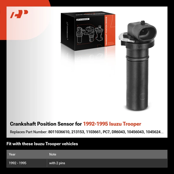 Crankshaft Position Sensor for 1992-1995 Isuzu Trooper
