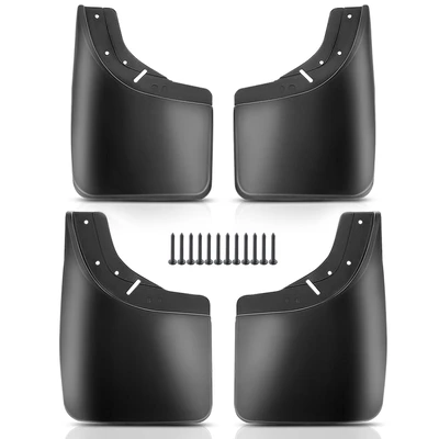 4 Pcs Front & Rear Mud Flaps Splash Guards