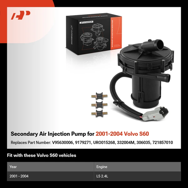 Secondary Air Injection Pump for 2001-2004 Volvo S60
